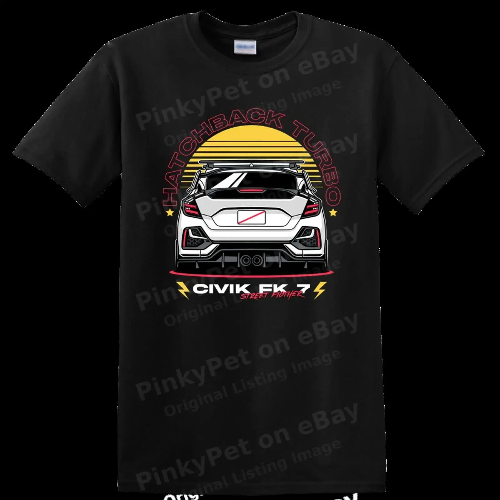 Mens Fashion Style Images - Hatchback Turbo Car Design T Shirt
