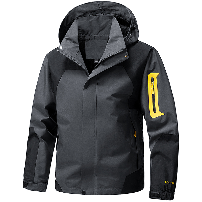 Windbreaker Men Zip - Softshell Outdoor Jacket Men Zip Up