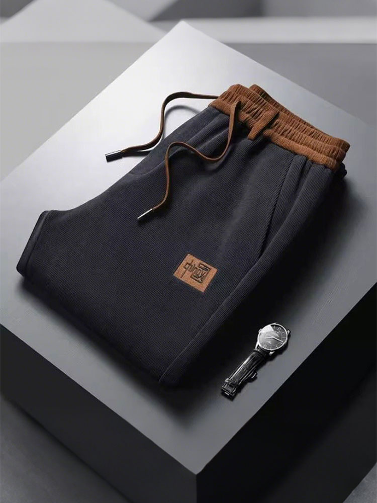 Chino Pants Men - Fleece Thicken Winter Chinos Trousers Men