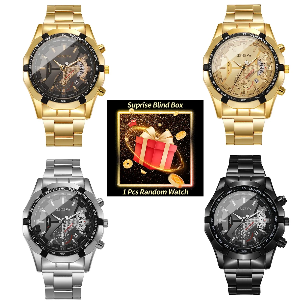 Mens Fashion Watch - Mystery Blind Box Men Watch Random