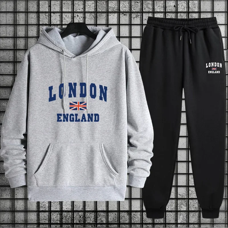 Men'S Fashion Hoodie - Autumn Winter Popular Mens Tracksuit Hoodie