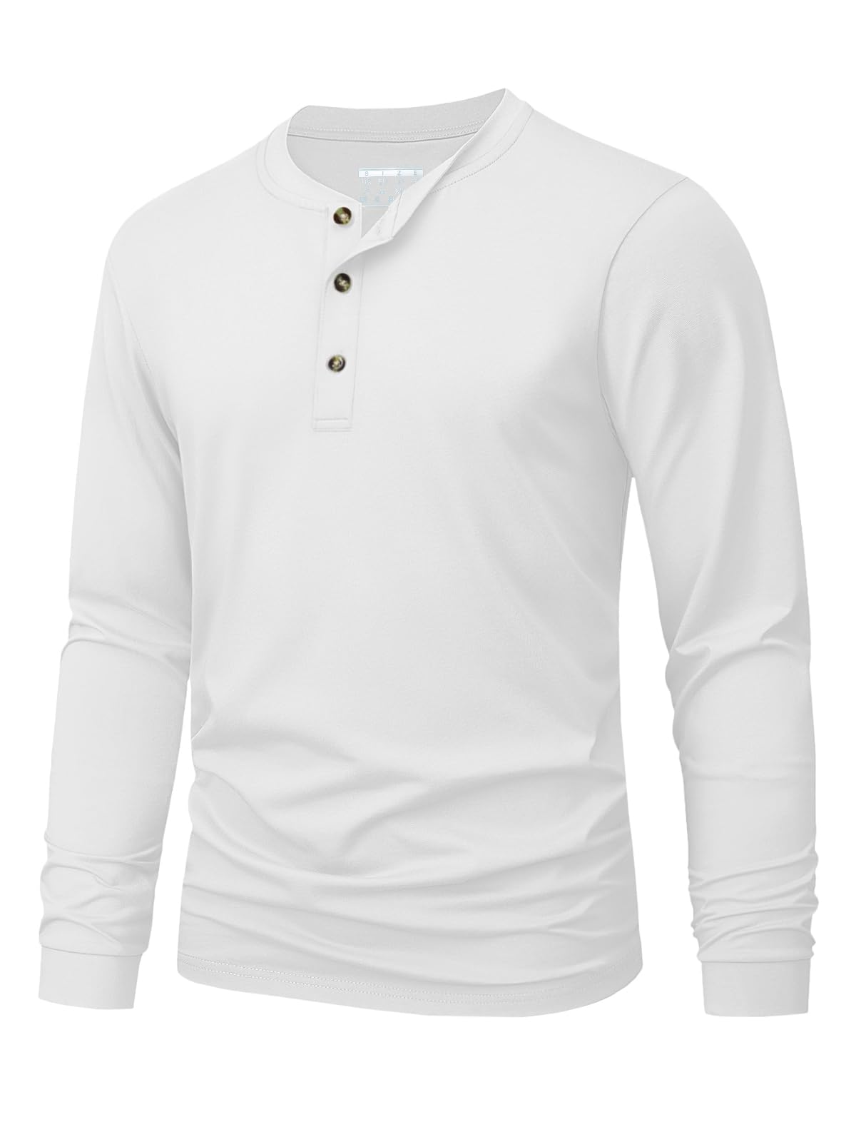 Men'S Fashion Rules - Men's Henley T-Shirt Simple Solid Color