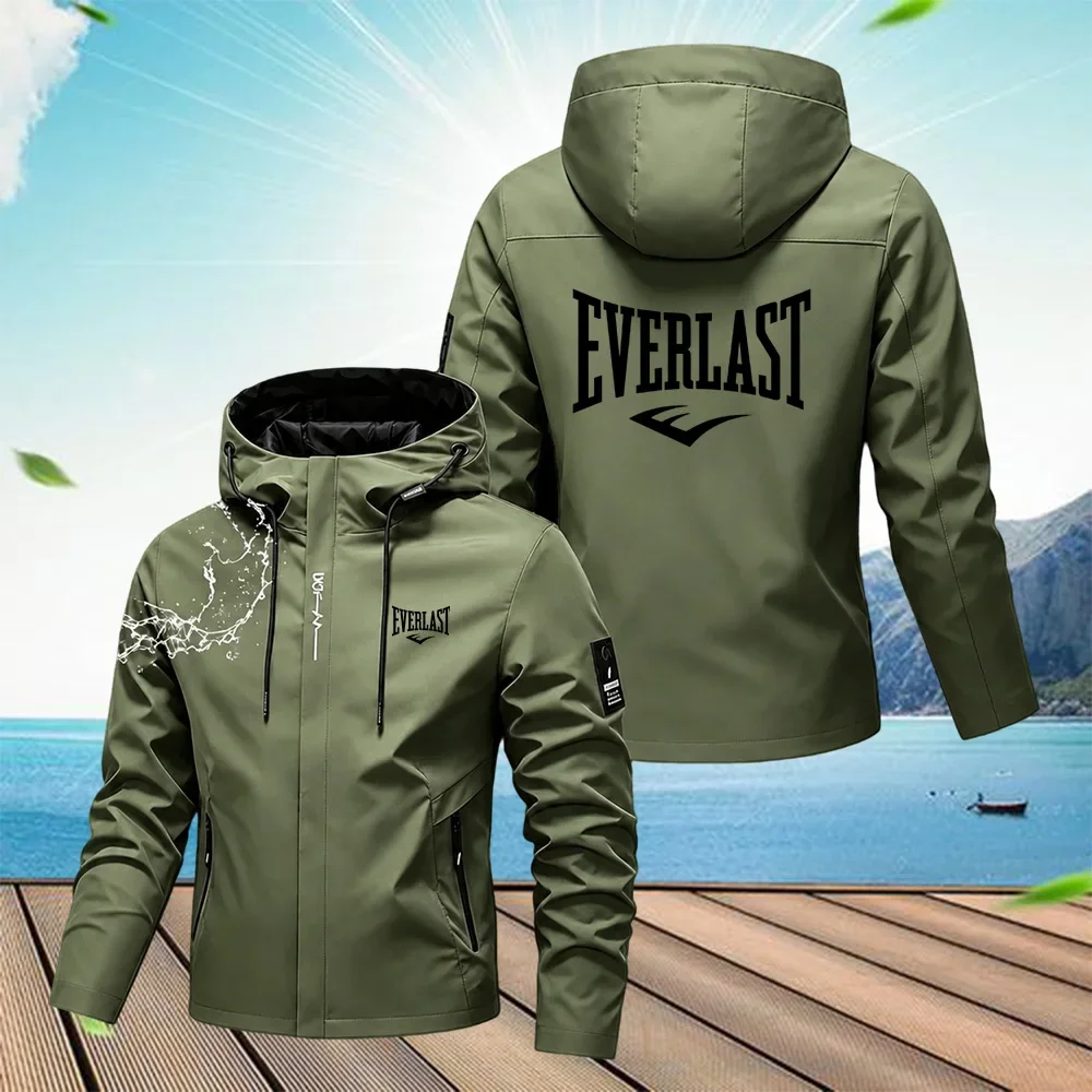Windbreaker Men Zip - Men's Spring Autumn Streetwear Hooded Jacket