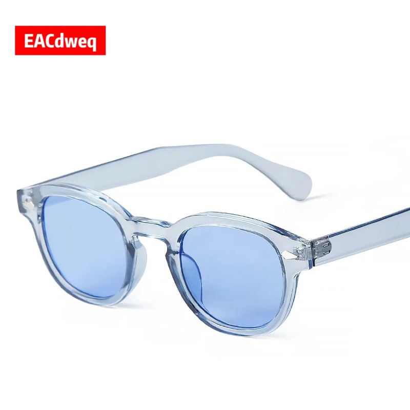 Fashion Transparent Blue Round - Men'S Fashion Round Glasses review and price