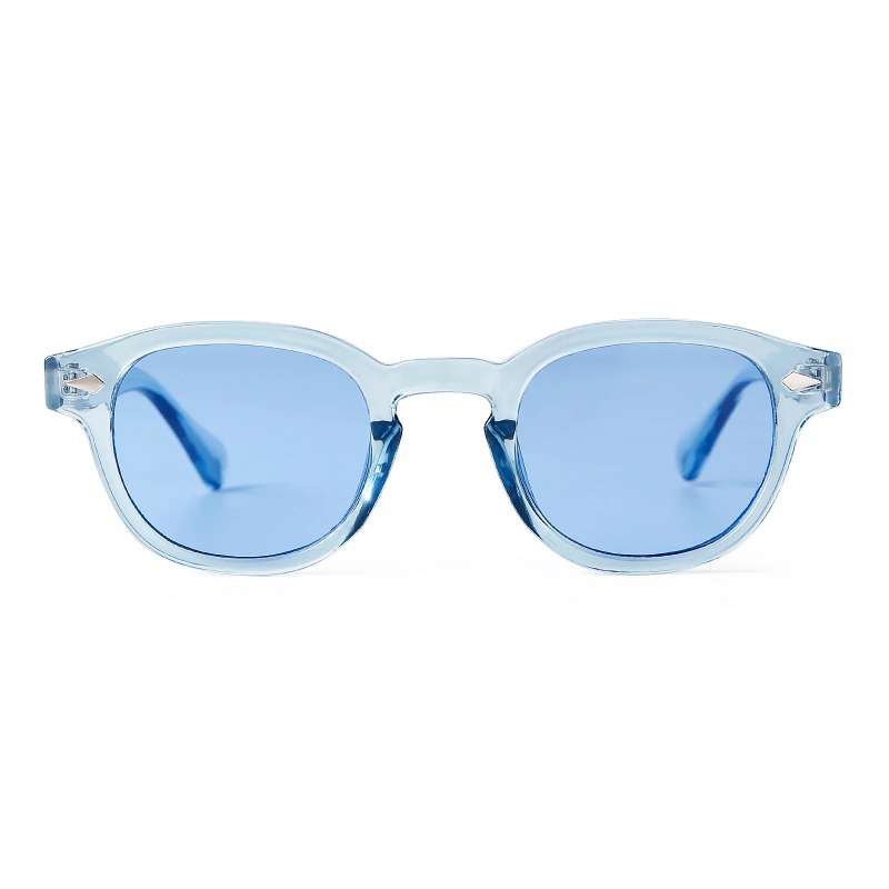 Fashion Transparent Blue Round - Men'S Fashion Round Glasses review and price