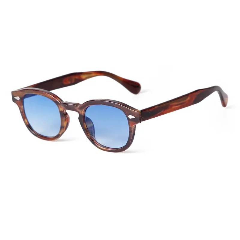 Fashion Transparent Blue Round - Men'S Fashion Round Glasses review and price