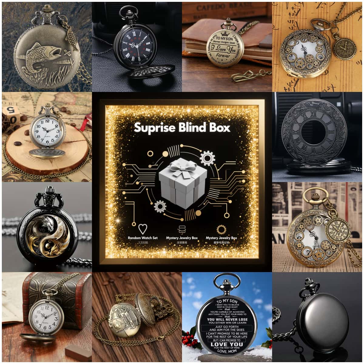 1PC Surprise Mystery Watch Bli - Mens Fashion Watch review and price