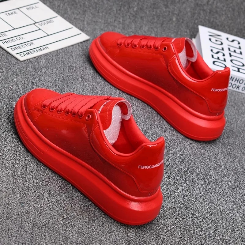 2025 Lacquered White Casual Sh - Casual Sneakers Men review and price