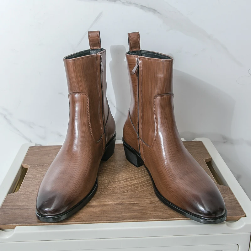 Classic Comfy Ankle Boots Bota - Men'S Fashion Online review and price