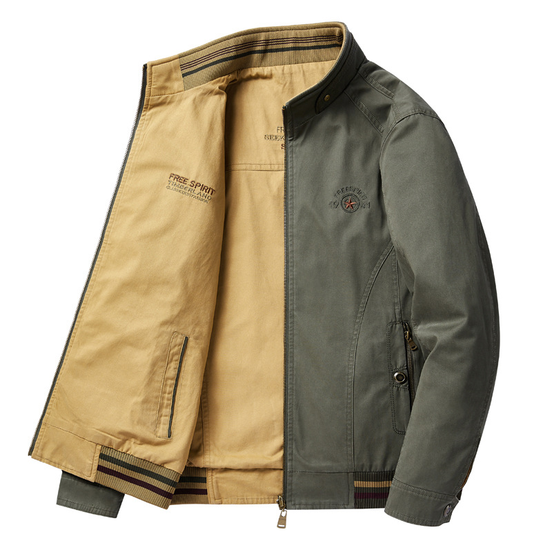 Double-Sided Wear Hiking Jacke - Windbreaker Men Zip review and price