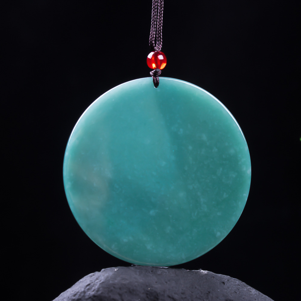 Natural Jadeite Blue Water Eme - Men'S Fashion Necklaces review and price