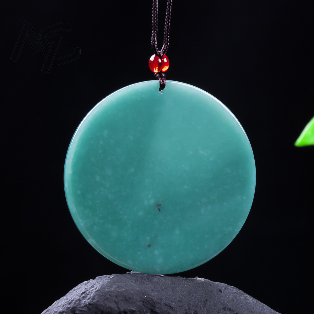 Natural Jadeite Blue Water Eme - Men'S Fashion Necklaces review and price