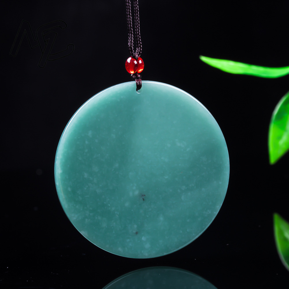 Natural Jadeite Blue Water Eme - Men'S Fashion Necklaces review and price