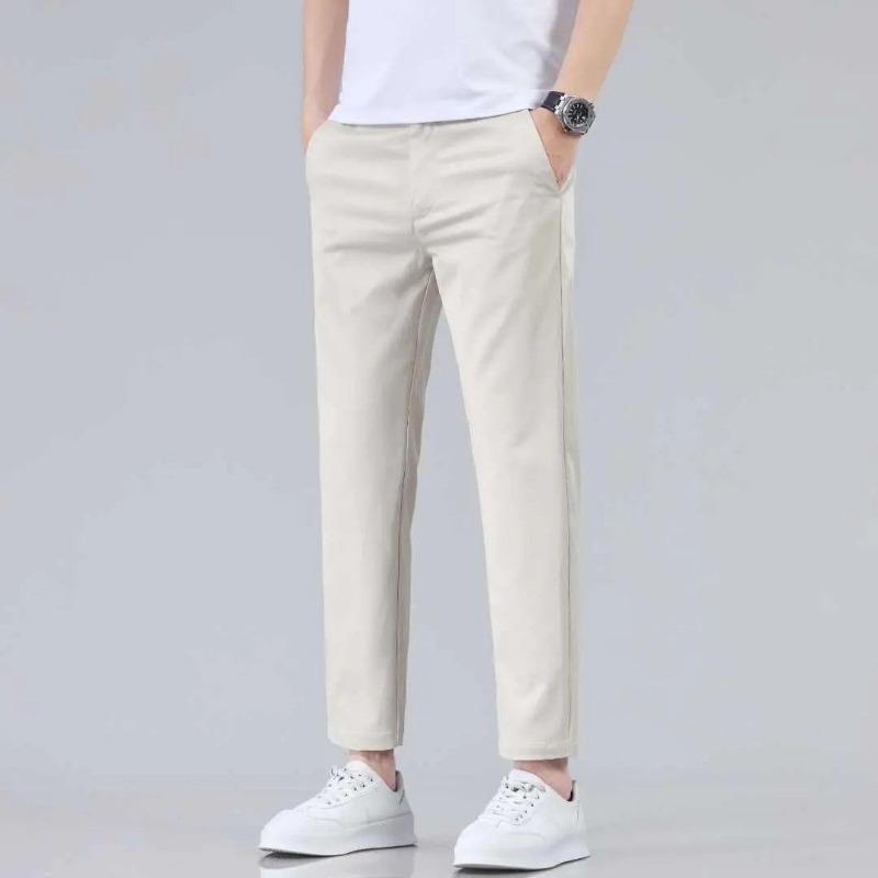 Mens Mid Waist Side Pockets Wr - Chino Pants Men review and price