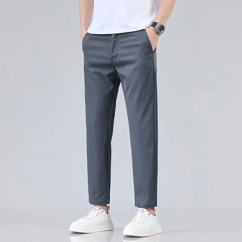 Mens Mid Waist Side Pockets Wr - Chino Pants Men review and price