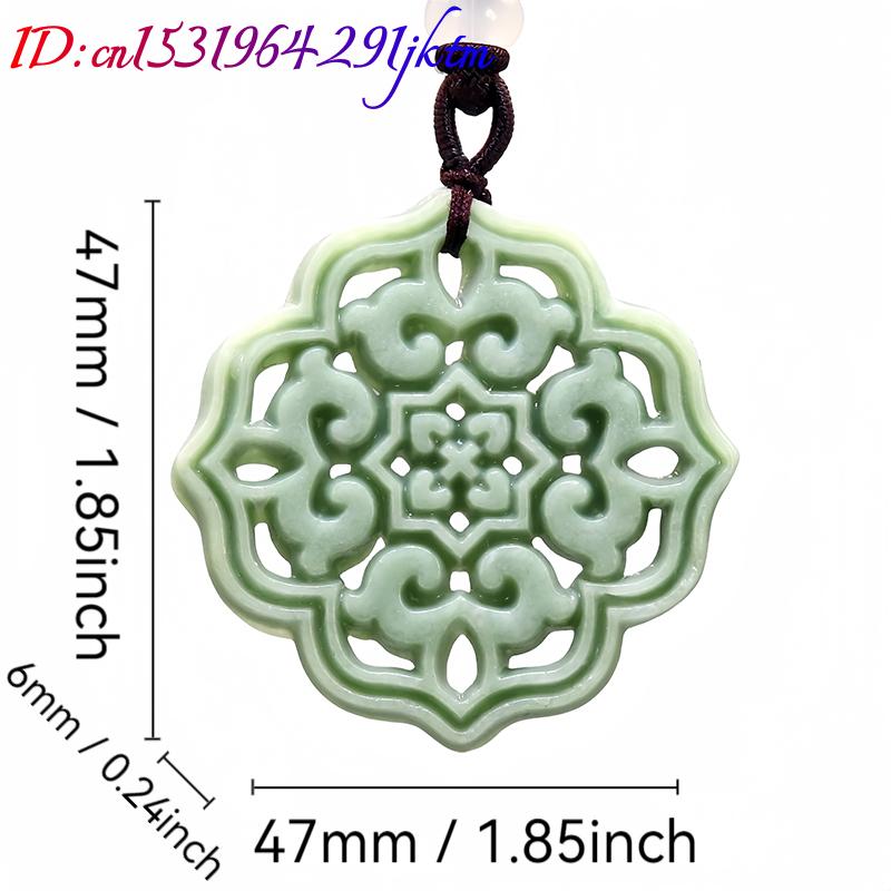 Natural Real Jade Flower Penda - Men'S Fashion Designer review and price
