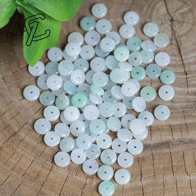10pcs Natural Emerald White Ja - Men'S Fashion Necklaces review and price