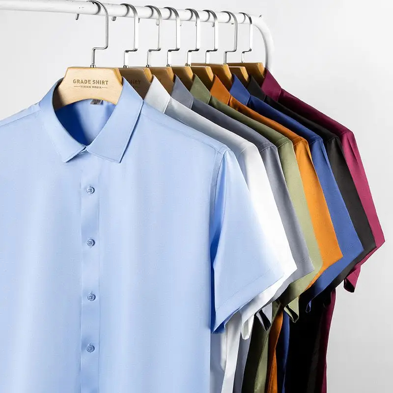 5XL Men's Dress Shirt Short Sl - Dress Shirt Non-Iron review and price