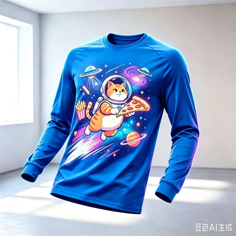 Novelty Cartoon Space Cat Astr - Men'S Spring Fashion review and price
