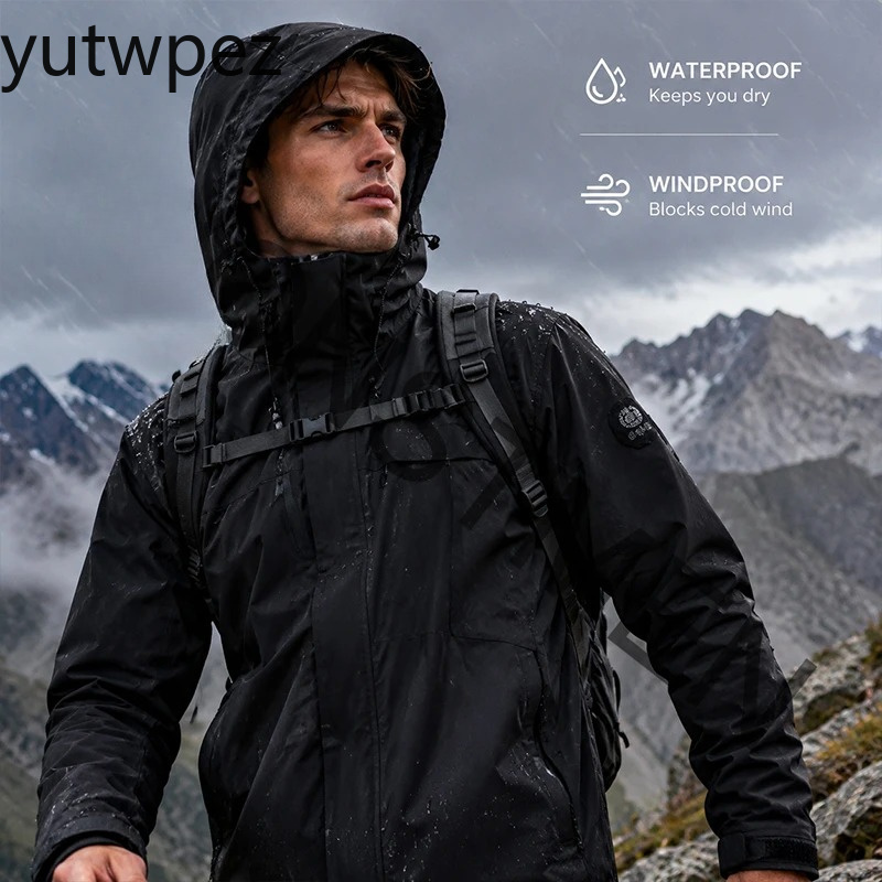 Plus Size Men‘s Waterproof Win - Windbreaker Men Zip review and price
