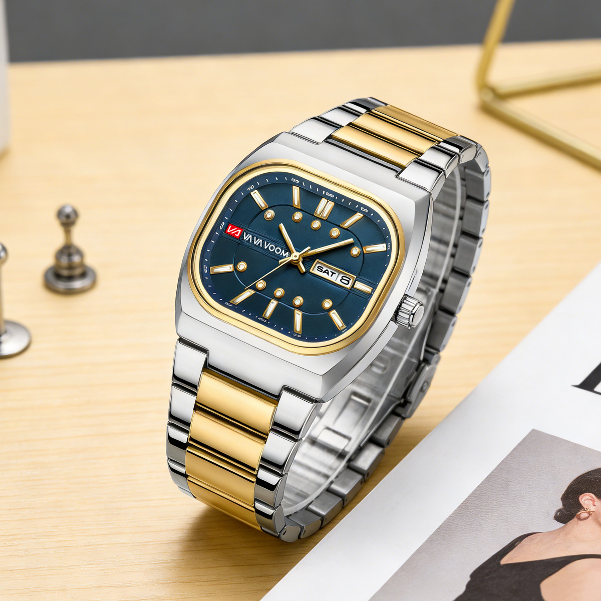 Square New Unique Design Steel - Mens Fashion Watch review and price