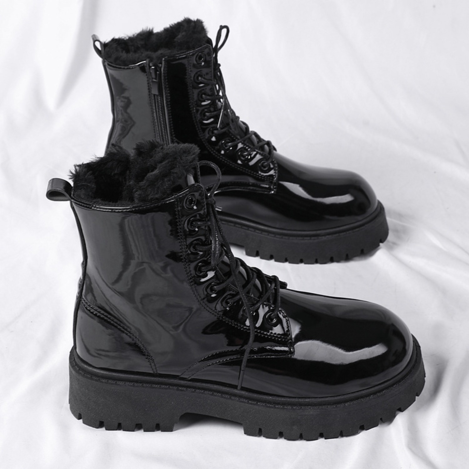 Men's warm plush high-top boot - Men'S Fashion Online review and price
