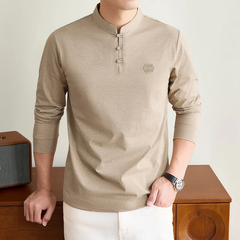 Mens Mandarin Collar Long Slee - Men'S Fashion Tips review and price