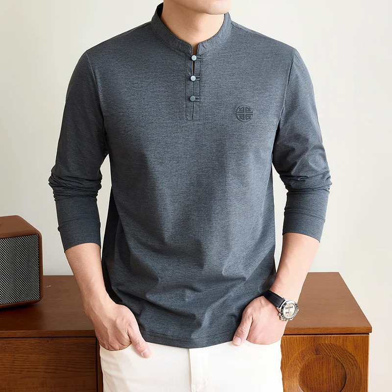 Mens Mandarin Collar Long Slee - Men'S Fashion Tips review and price