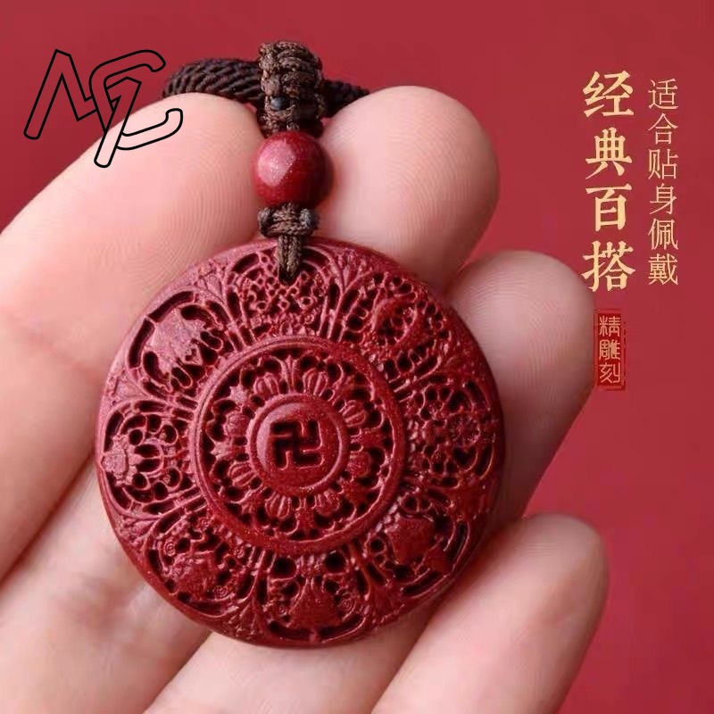 S925 Silver Fashion Red Cinnab - Men'S Fashion Necklaces review and price