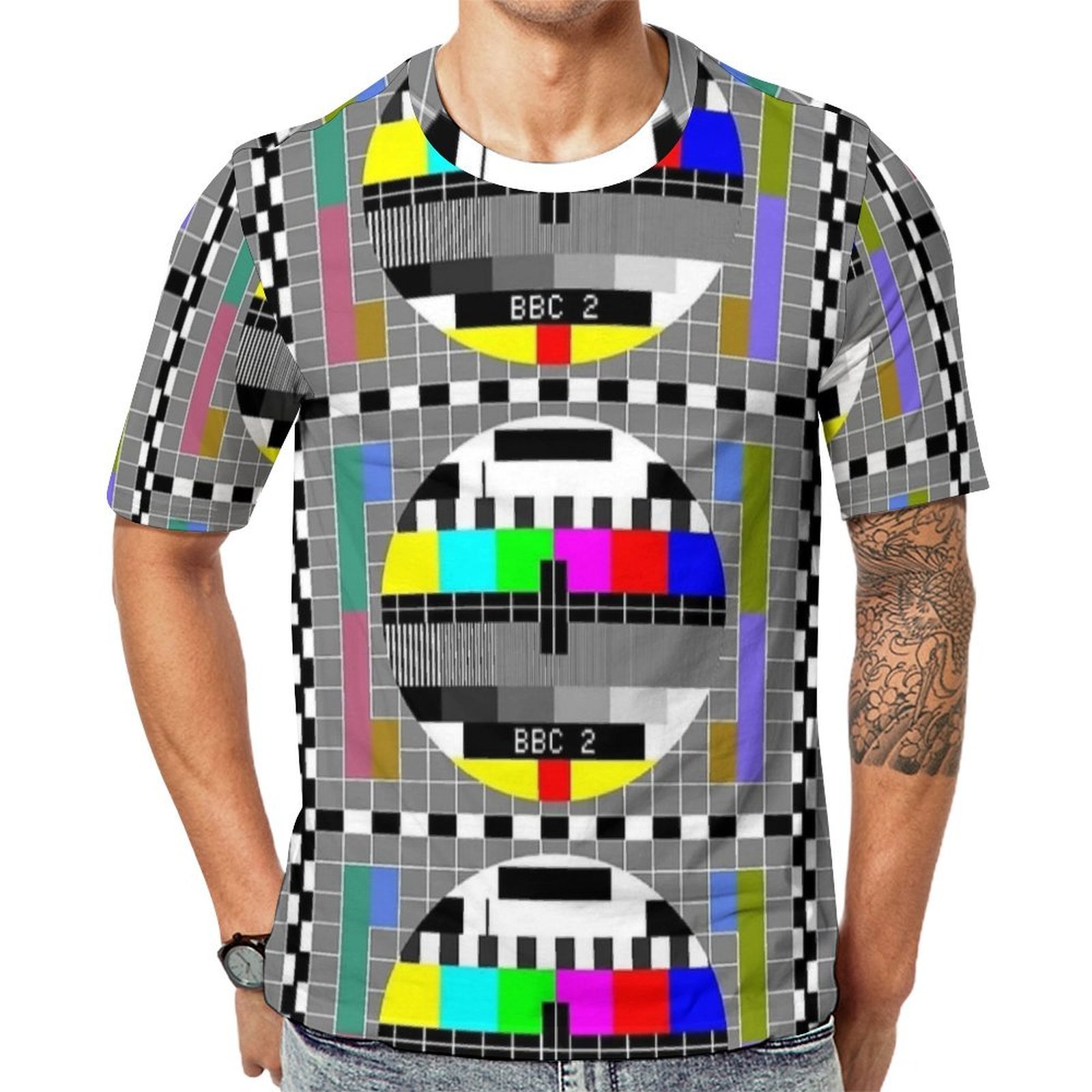 TV Test Image Test Card Print  - Mens Fashion Style Images review and price