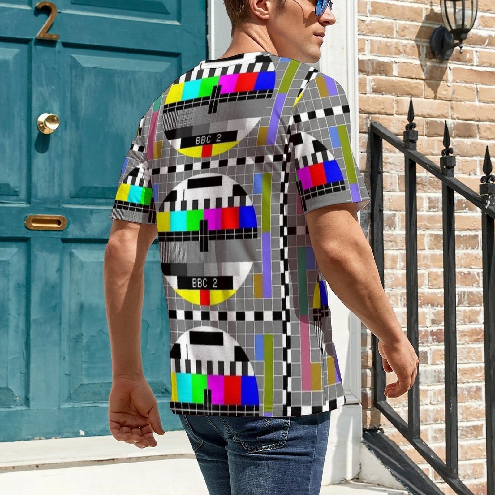 TV Test Image Test Card Print  - Mens Fashion Style Images review and price