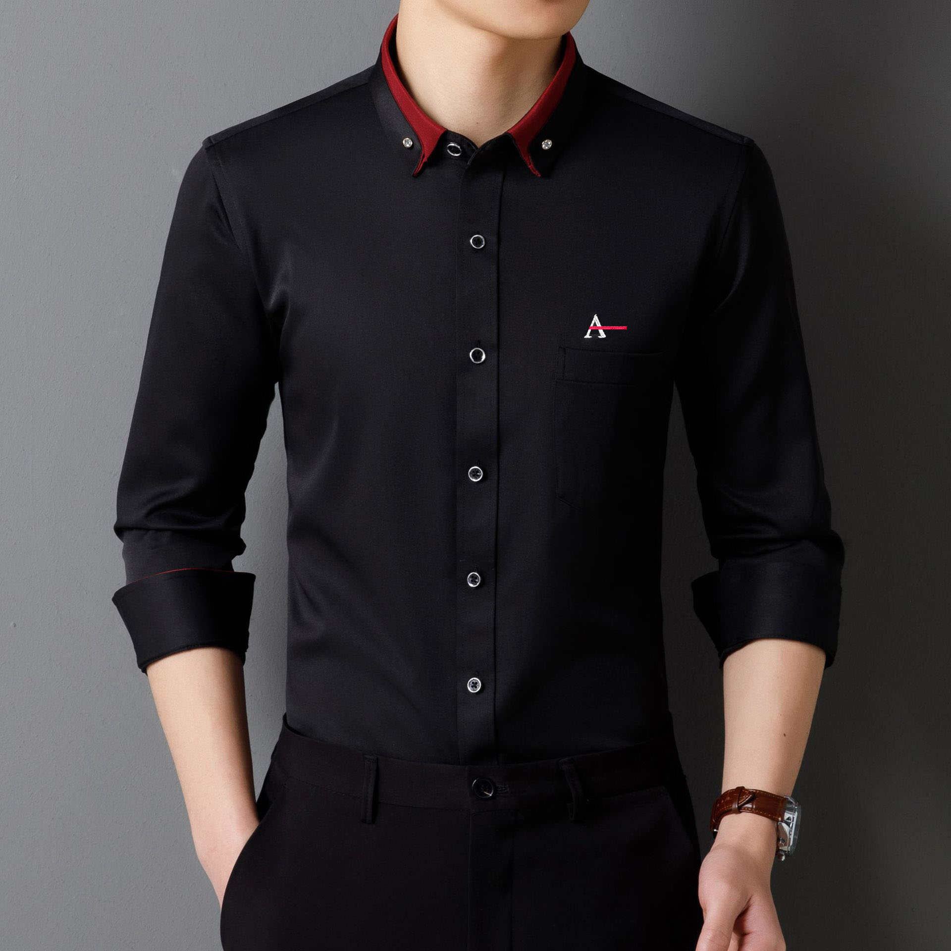 2026 Men's Camisa Elastic Non- - Dress Shirt Non-Iron review and price