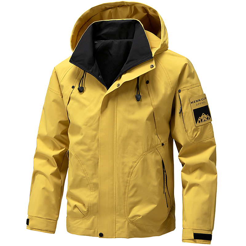2026 Spring Waterproof Hooded  - Windbreaker Men Zip review and price