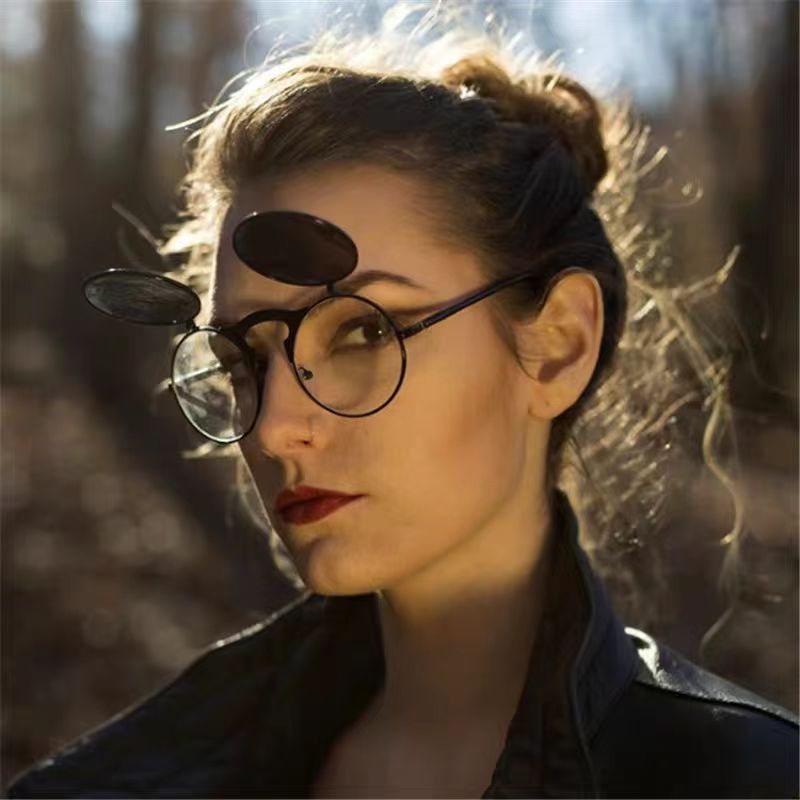 Retro Steampunk Red Round Sung - Men'S Fashion Round Glasses review and price