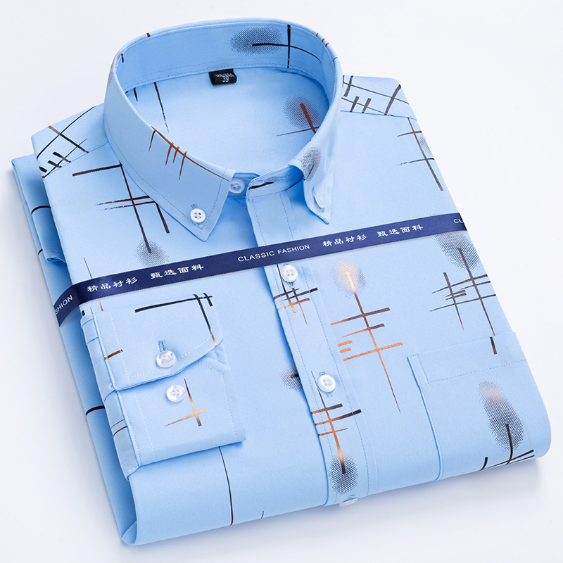 New Plaid Shirts For Men Long  - Dress Shirt Non-Iron review and price