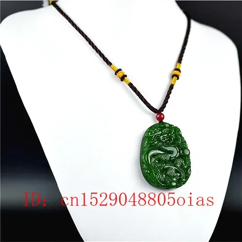Natural Green Chinese Jade Dra - Men'S Fashion Necklaces review and price
