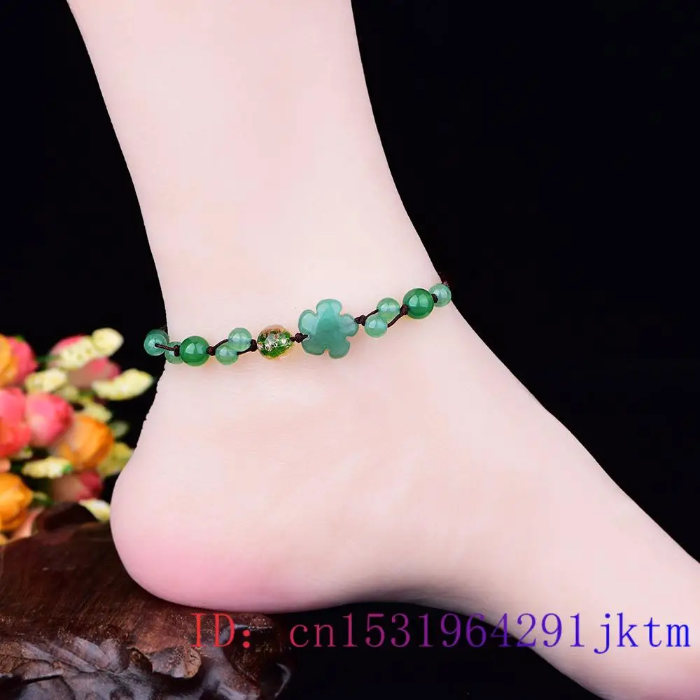 Jade Flower Anklets for Women  - Men'S Fashion Designer review and price