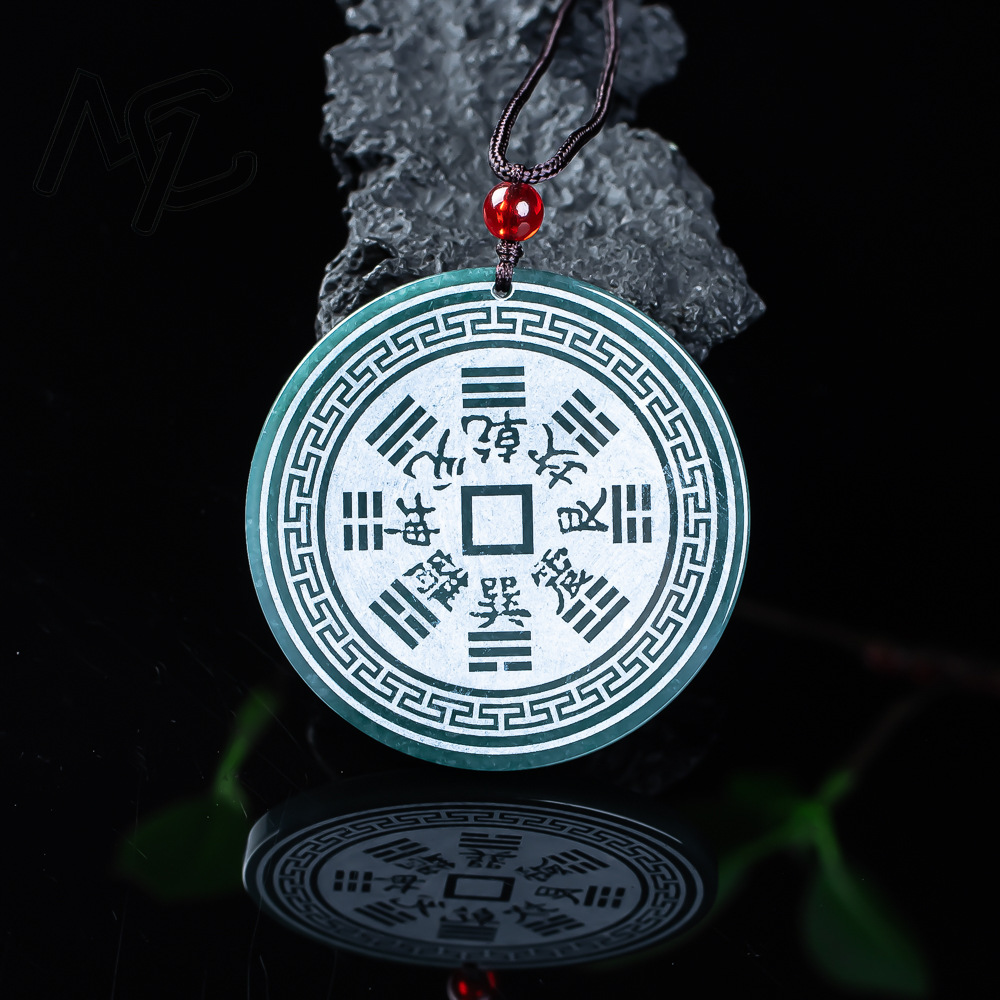 Real Natural Jadeite Blue Wate - Men'S Fashion Necklaces review and price