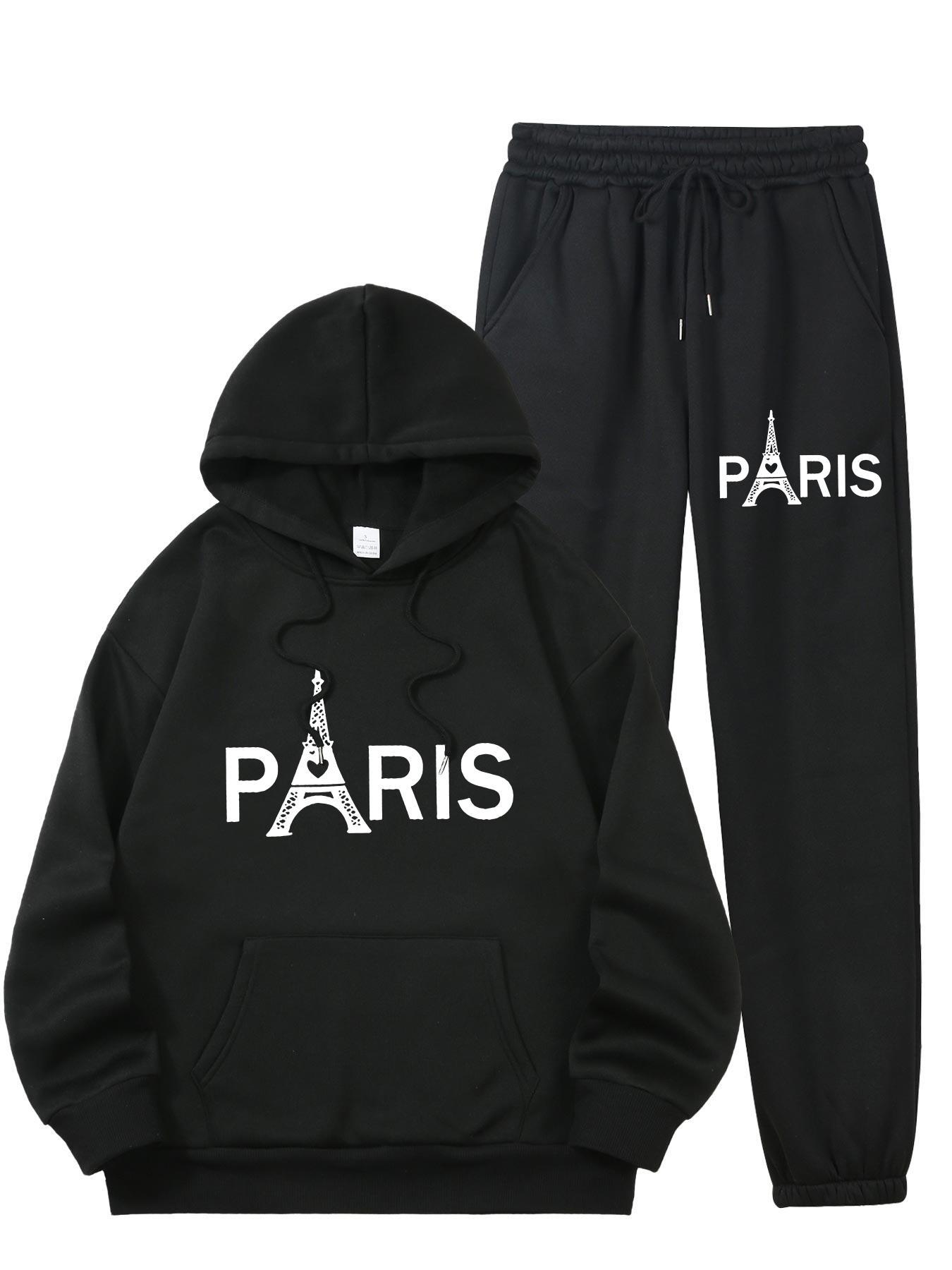 Ladies Paris Eiffel Tower Prin - Men'S Fashion Hoodie review and price