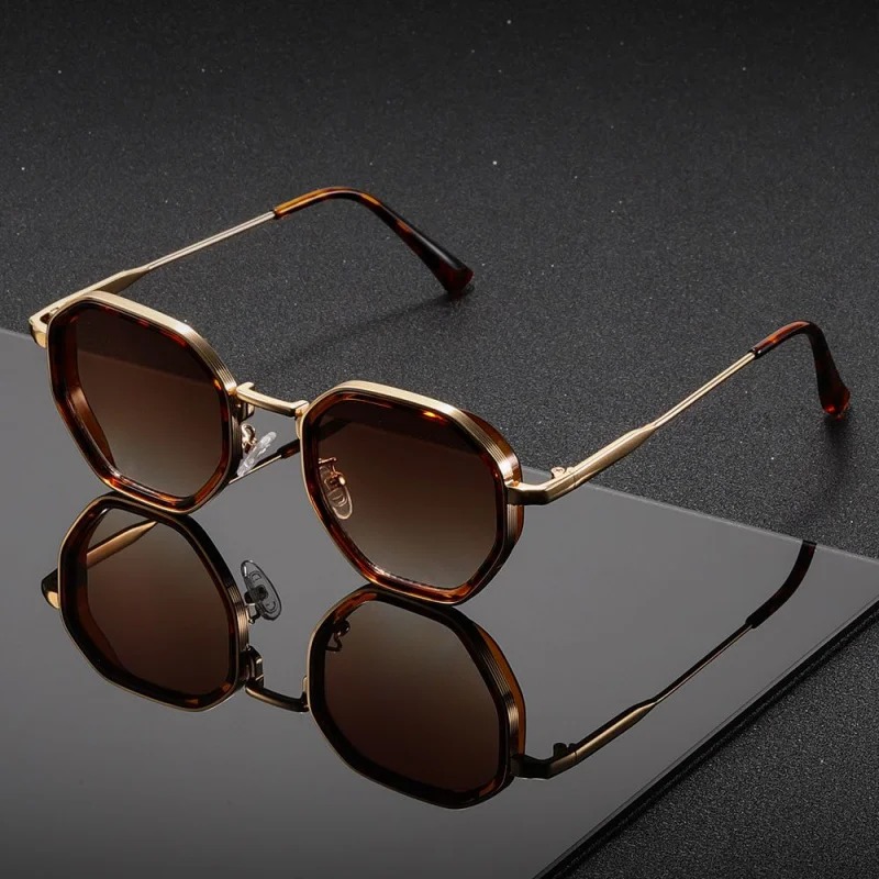 1 Pair Unisex Round Metal Fash - Men'S Fashion Round Glasses review and price
