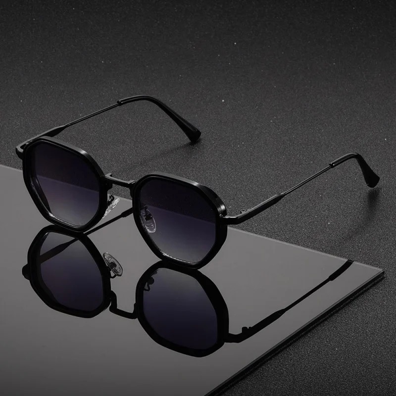 1 Pair Unisex Round Metal Fash - Men'S Fashion Round Glasses review and price