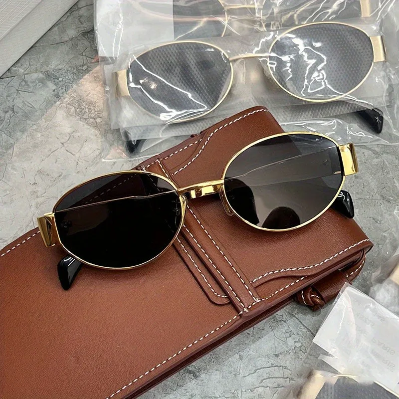 Trendy Oval Sunglasses for Wom - Men'S Fashion Round Glasses review and price