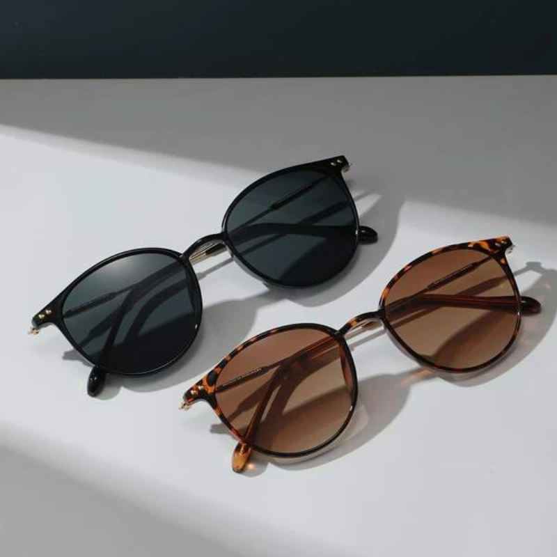2PCS Women Men Small Round Sun - Men'S Fashion Round Glasses review and price
