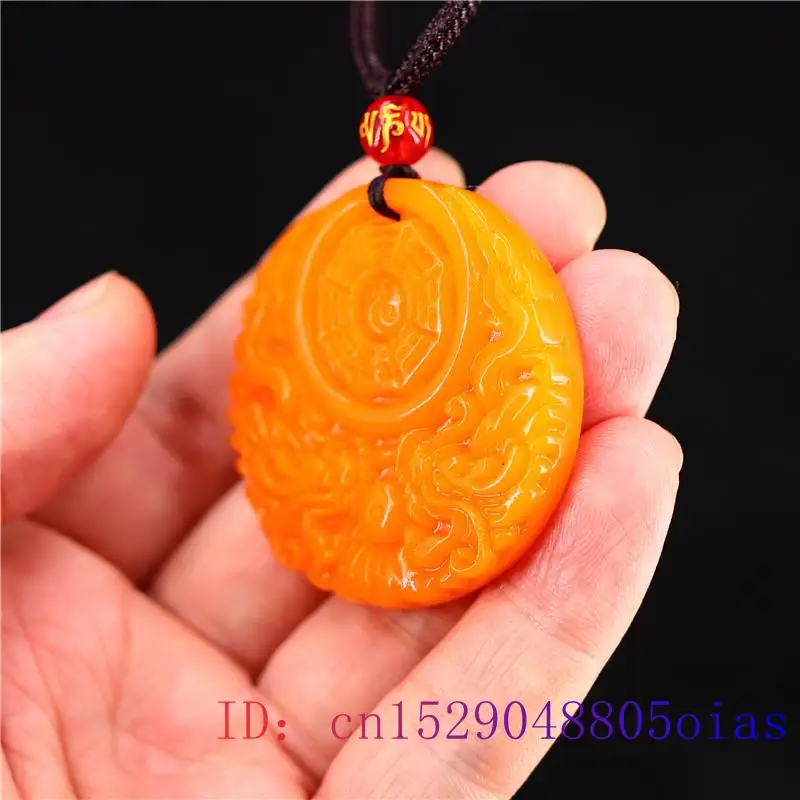 Yellow Jade Dragon Pendant Gif - Men'S Fashion Necklaces review and price