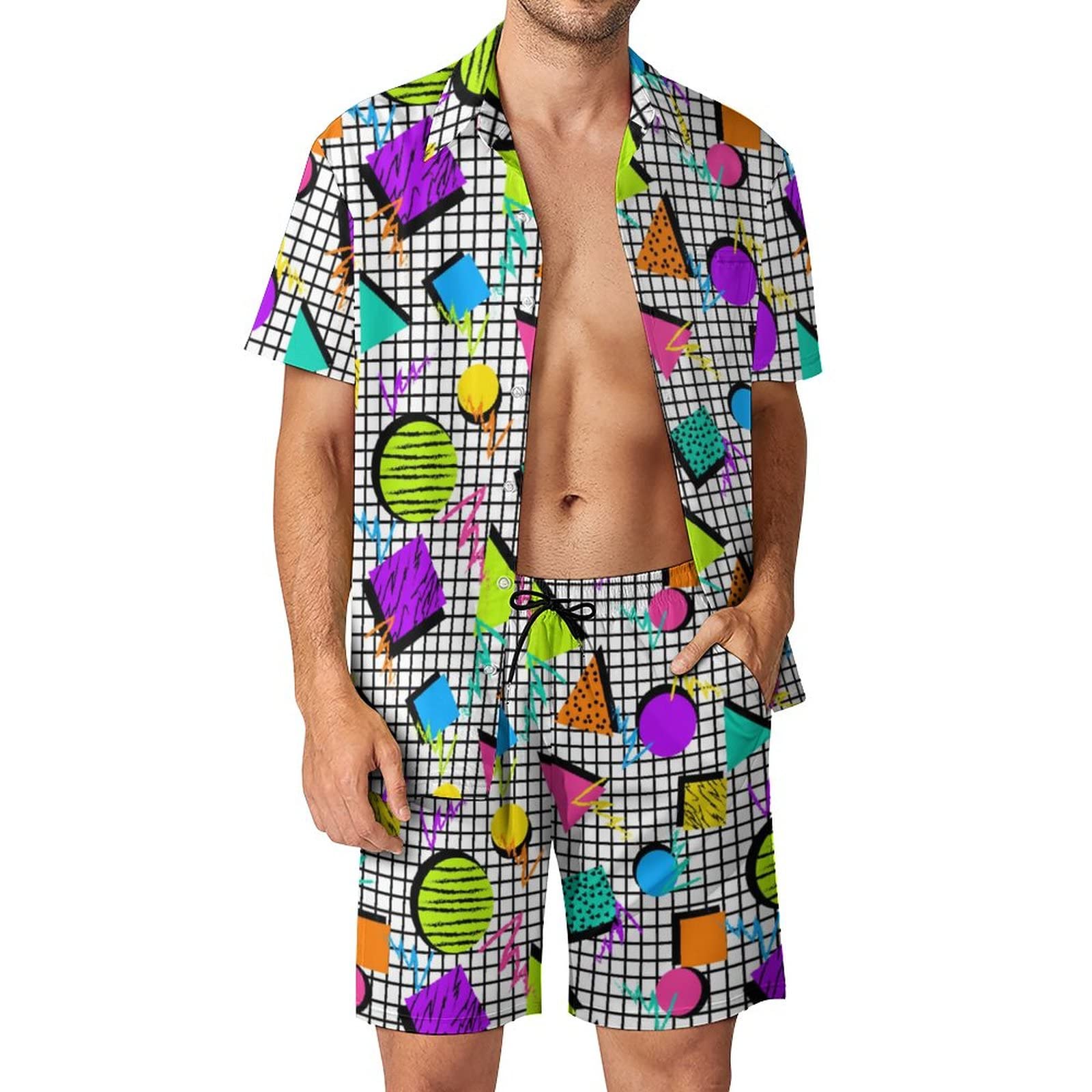 Summer Irregular Geometric 3D  - Men'S Fashion Rules review and price