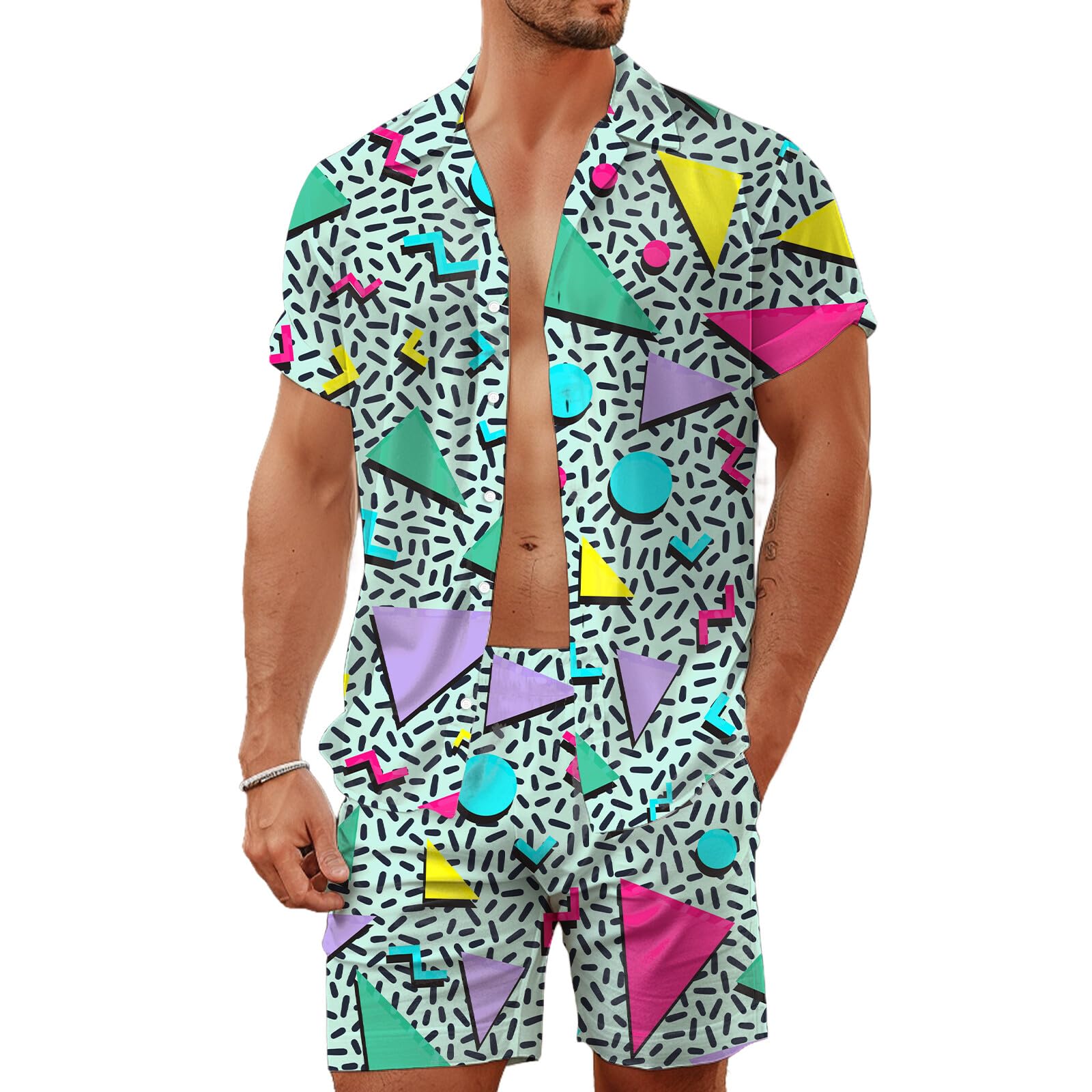 Summer Irregular Geometric 3D  - Men'S Fashion Rules review and price