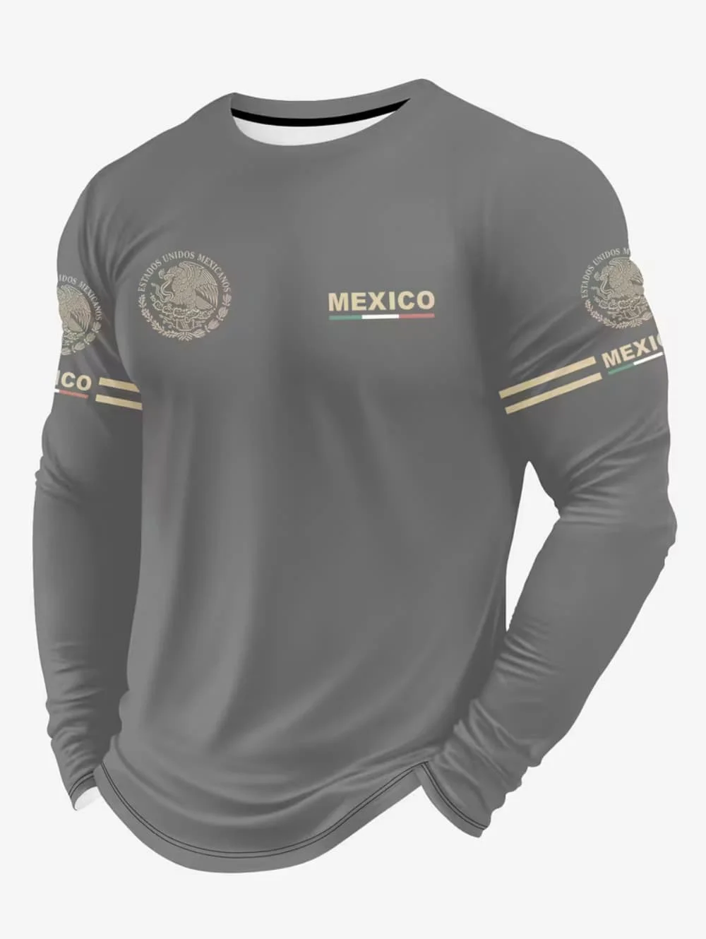 Men's Mexico Eagle Print T‑Shi - Men'S Fashion Rules review and price