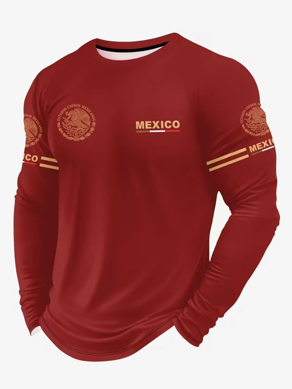 Men's Mexico Eagle Print T‑Shi - Men'S Fashion Rules review and price