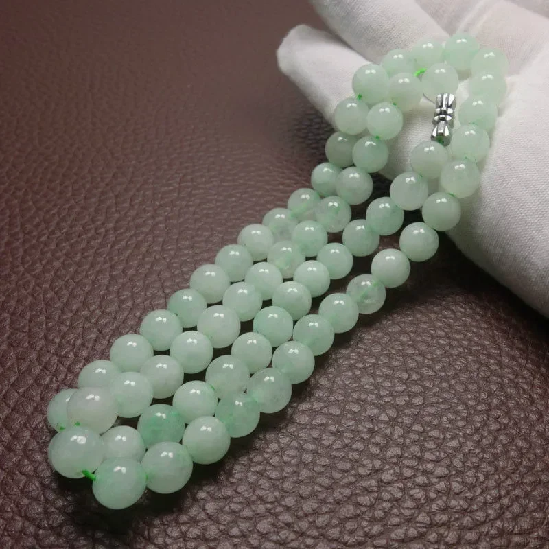 8-10mm Green A Emerald Beads N - Men'S Fashion Necklaces review and price
