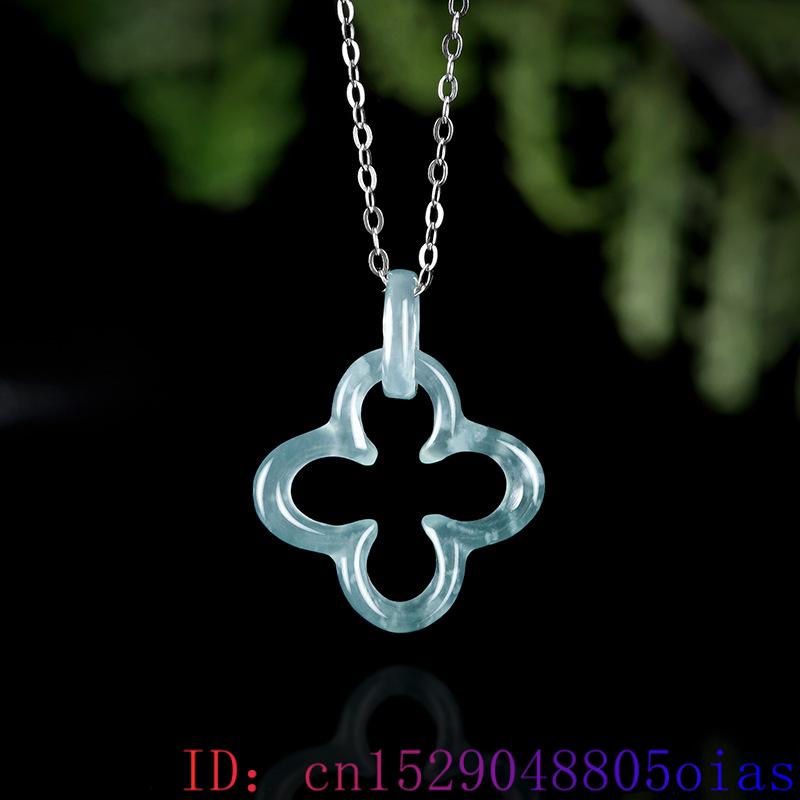 Blue Myanmar Jadeite Four Leaf - Men'S Fashion Necklaces review and price